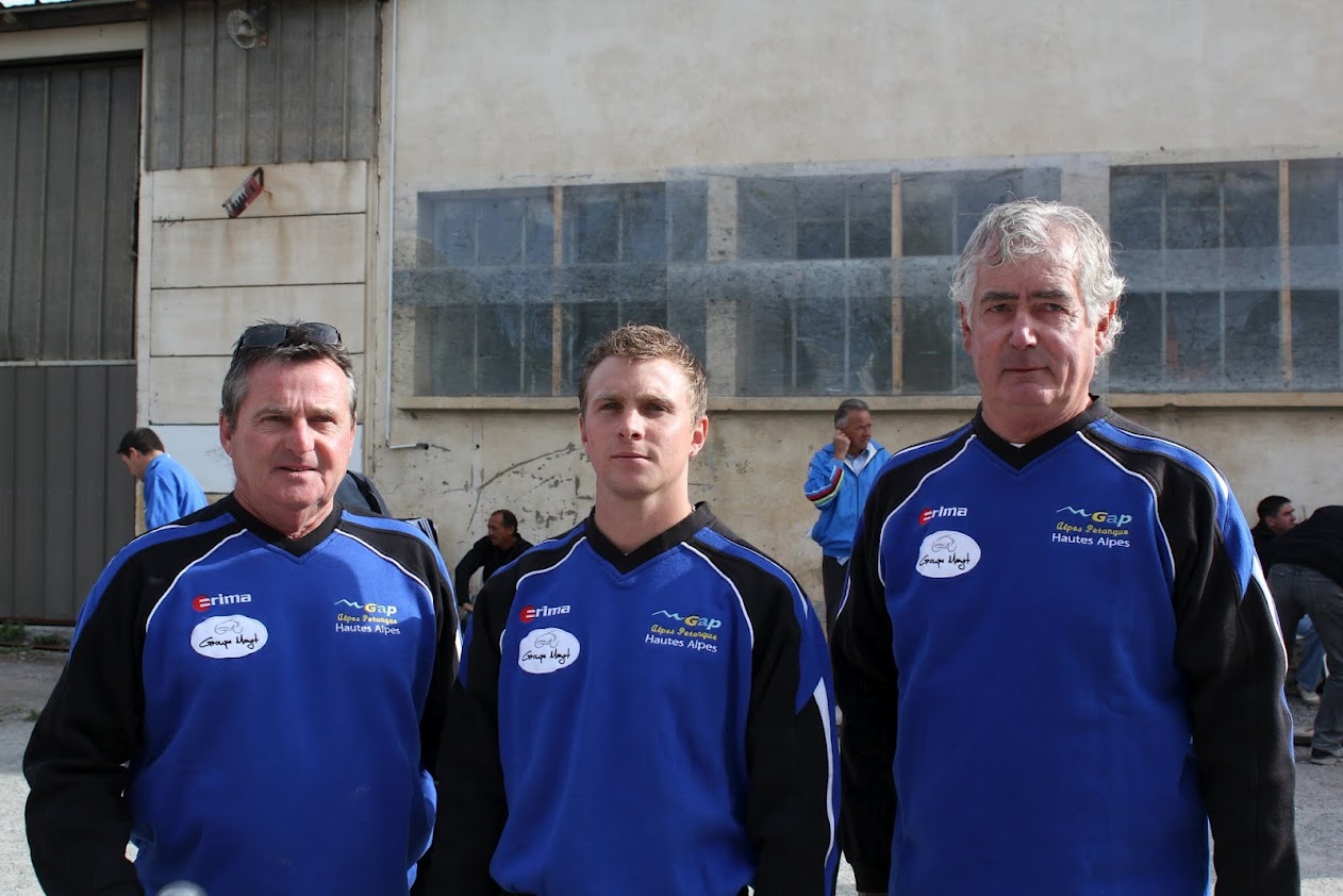 DEVEZEAUD Fabien BACQUET Anthony et GALLAND Christian CHAMPIONS